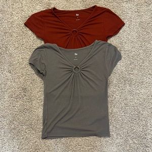 ⭐️ Two V neck shirts